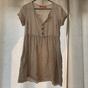 Pyne & Smith Mushroom Stripe Dress